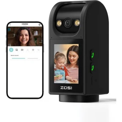 Zosi 4.0Mp Indoor 2 Way Video Calling Camera